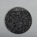 5 BLACK SILVER Glitter Circle Keychain Blanks 3" Laser Cut Acrylic Blanks Disc Lca0202b