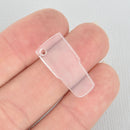 10 CLEAR 1" TUMBLER CUP Charms, Drink Cup Laser Cut Acrylic Blanks Lca0648a