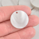 10 GRAY PEARL ACRYLIC 3/4" Circle Blanks Laser Cut Acrylic Blanks Disc Lca0681a