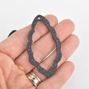 black glitter laser cut acrylic