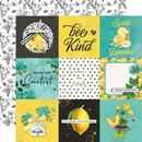 Simple Vintage Lemon Twist COLLECTION KIT by Simple Stories - 12x12" Pieces, Bright Paper Pack and Stickers for Scrapbooking, junk journaling pap0040