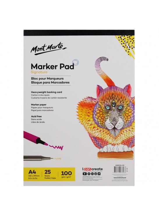Marker Pad A4 (8.3 x 11.7in) 25 Sheets 100gsm, pap0013