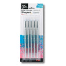 Paint & Sculpt Shapers 5pc, Silicone Clay Shapers, charcoal pastel blenders, tol1300