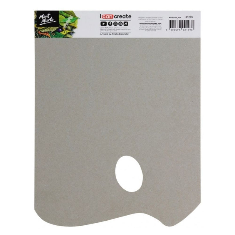 EZ Clean Tear Off Paper Palette Pad 36 sheet, Mont Marte Easy Cleanup Sheets for Acrylic, Watercolor, Oils PNT0232