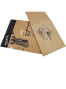 Brown Kraft Paper Pad A4 115gsm 50 Sheets, for Charcoal, Pencils, Pastels, Crayon, Monte Mart Signature, 8.3" x 11.7" PAP0020
