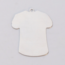 6 LARGE NICKEL SILVER T-Shirt Design Metal Stamping Blanks, 24 gauge msb0043