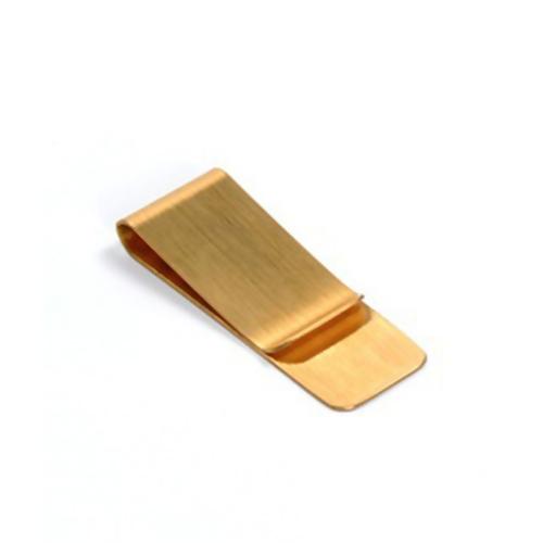 5 GOLD Brass MONEY CLIP Blanks, 2" x 5/8", msb0520