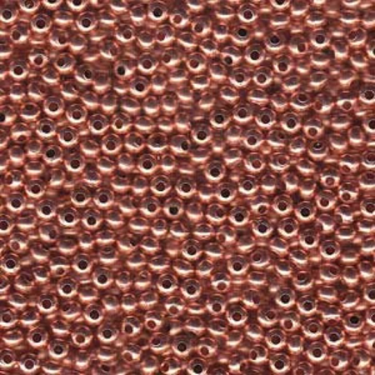 6/0 Metal Seed Beads, Copper, Round, MT6-COP, bsd0857
