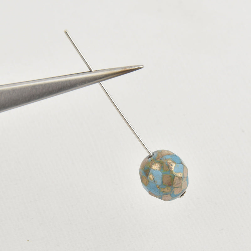 300 Silver Tone Flat Head Pins 21/22 gauge, 5cm long (2" long) pin0007