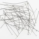 100 Stainless Steel Head Pins, 2"  long, 304 Stainless Flat Head pin0124