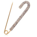Crystal Brooch Shawl Pin, large, pin0135