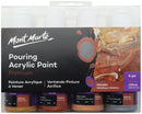 Acrylic Pouring Paint, Metallic Set of 4 bottles, 120ml (4oz) each, pnt0098