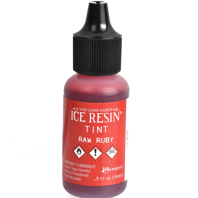 ICE Resin Tint, Raw Ruby Red, 1/2 oz. bottle, GROUND SHIPPING Only, pnt0033