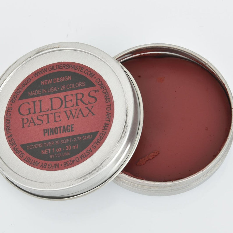 PINOTAGE Maroon Red Gilders Paste, Wax Patina Paint,  Wax Gilders Paste, 1 oz, 30ml, pnt0040