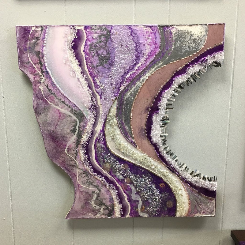 Resin Geode Wall Art, Sunday 4/24/22, 11am-6pm