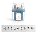 6mm DECO Font Number Metal Stamps, ImpressArt Metal Number Stamping Set, Metal Stamping Numbers, tol0717