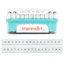 4mm SAILOR Uppercase Alphabet Letter Stamping Set, ImpressArt Metal Stamp tol0894