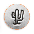 ImpressArt Metal Design Stamp,  6mm CACTUS Southwestern Theme Symbol  tol0285