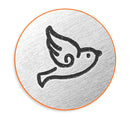 SPARROW 6mm Stamp, ImpressArt Metal Design Stamp, Bird Stamp, tol0676