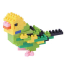 Budgie bird Nanoblock kit