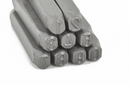 8mm Number Stamp Set, Metal Stamping Set, 8mm GOTHIC NUMBERS, Large Number Stamping Kit, storage pouch, tol0803
