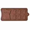 Silicone Mold, Cat and Kittens, for Resin, Candy, Fondant, Clay, Soap, tol1290