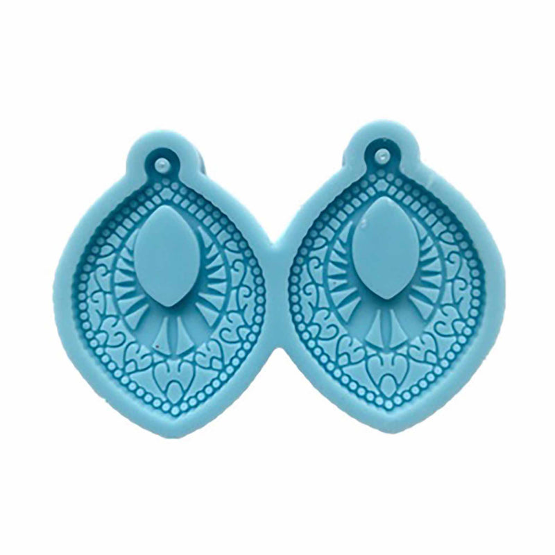 Teardrop Earrings Silicone Mold, for resin, clay, PMC, tol1308