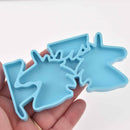 Unicorn Straw Mold for Tumblers, Epoxy Resin Mold, Silicone Mold, tol1370