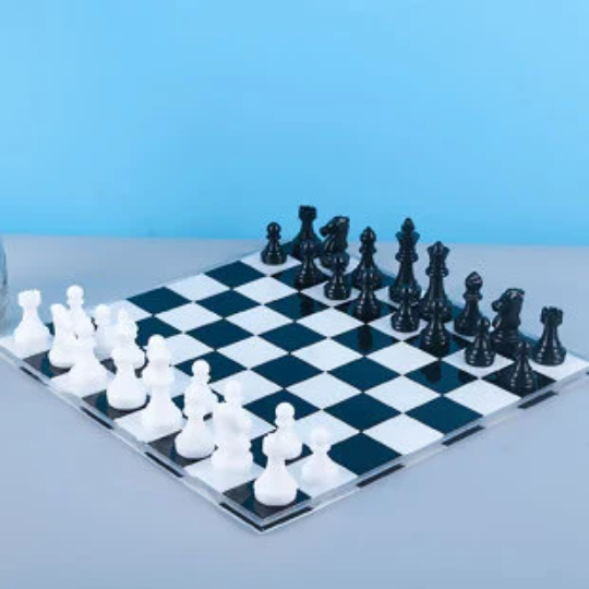 Chess Board Silicone Mold, 12" square, tol1378