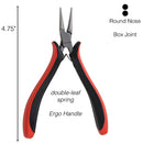 Platinum Ergo Round Nose Pliers, ER14, tol1386