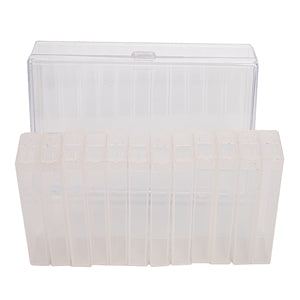 Organizer Box Keeper Flips, Bead Organizing Containers with Lid, tol1390