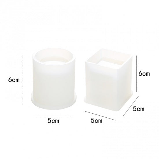 Votive Candle Holder Mold, Cube Candle Silicone Mold, tol1420