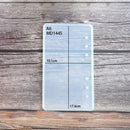 Notebook Binder Cover Silicone Mold, 6-7/8" x 4", tol1421