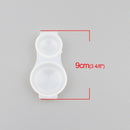 Cabochon Silicone Resin Mold, 2 pieces, tol1423