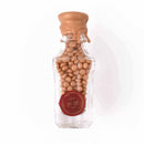 Sealing Wax Beads, gold, glass bottle, wax0015