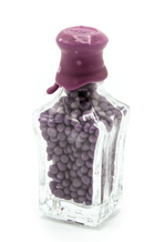 Sealing Wax Beads, purple, glass bottle, wax0018