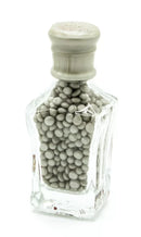 Sealing Wax Beads, silver gray, glass bottle, wax0021