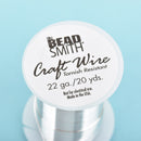 22ga Silver CRAFT WIRE, Tarnish Resistant Craft Wire, wire wrapping, 22 gauge, 22 ga wire, BeadSmith Wire, 20 yards (60 feet) spool wir0066