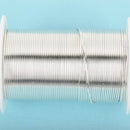 18ga Silver CRAFT WIRE, Tarnish Resistant Craft Wire, wire wrapping, 18 gauge, 18 ga wire, BeadSmith Wire, 10 yards (30 feet) spool wir0068