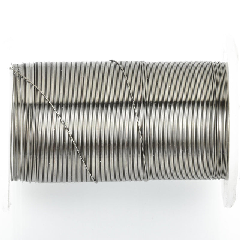 28ga HEMATITE GUNMETAL Craft Wire, Tarnish Resistant wire wrapping 40 yards (120 feet) spool wir0102