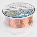24ga BARE COPPER Craft Wire, 24 gauge, 20 yards (60 feet) spool wir0217