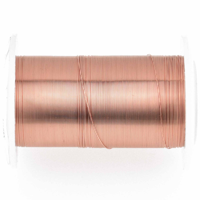 30 ga COPPER CRAFT WIRE, Tarnish Resistant for wire wrapping, 50 yards (150 feet) spool wir0265