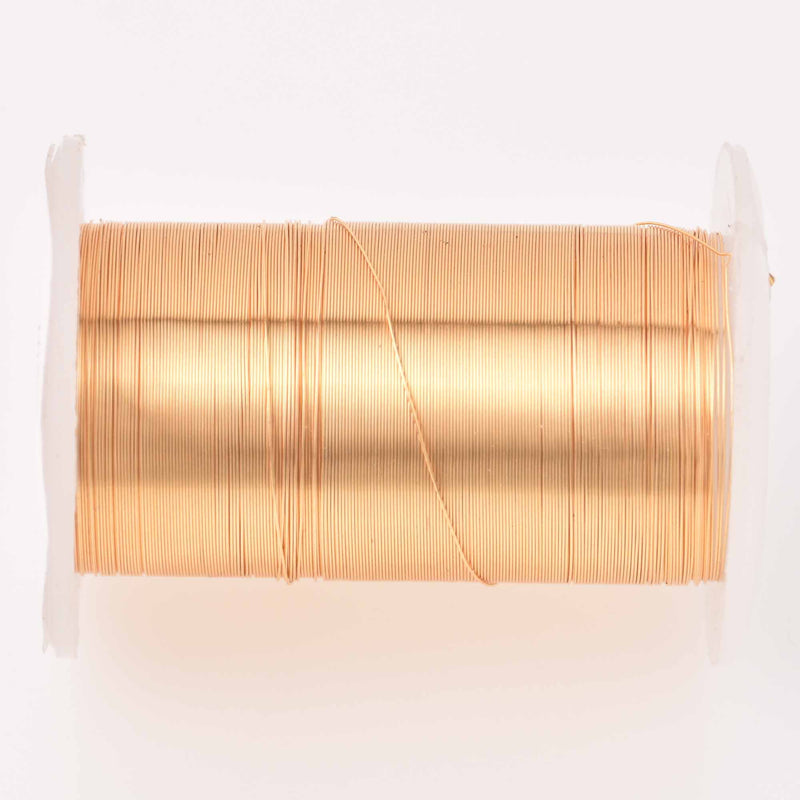 30 ga GOLD CRAFT WIRE, Tarnish Resistant for wire wrapping, 50 yards (150 feet) spool wir0268