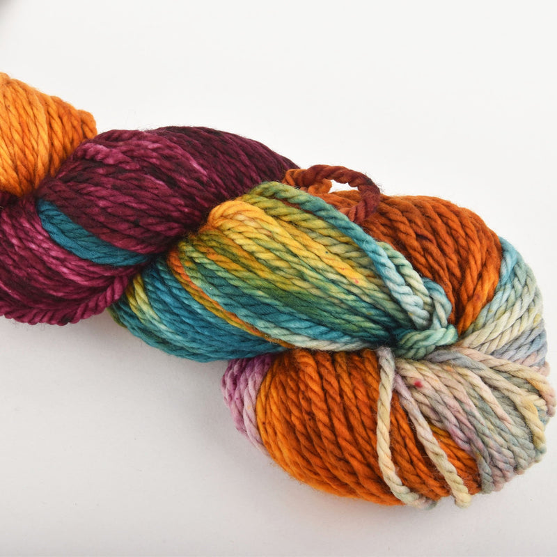 Hand Dyed Wool Yarn 100% SW Merino, Ron and Hermione Forever, 100g, Yrn0012