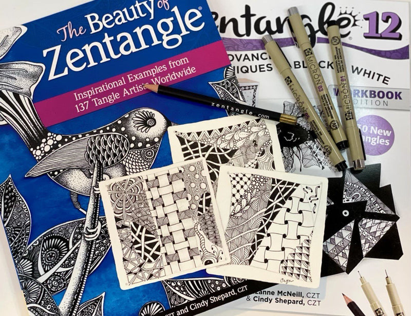 Zentangle™ Drawing Class with Cindy Shepard, July 23, 2021, 6:30pm